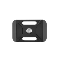 Mini Arca Swiss Plate, 38mm QR Quick Release Plate Small Tiny Ultra Thin fits Arca-Swiss Ball Head Clamp for Mirrorless Camera