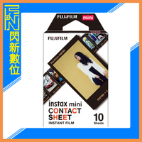 FUJIFILM 富士 拍立得 instax mini CONTACT SHEET 懷舊底片風 底片(公司貨)