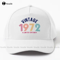 Vintage 1972 Limited Edition | 50Th Birthday Gift | 50 Years Old | All Original Parts Baseball Cap Caps For Men Streetwear Gift