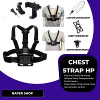 Chest Strap Tali Dada Handphone & Mount Kamera Body Belt Holder HP camera accessories Tripod