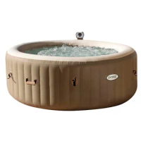 2024 Intex 28404 Inflatable Hot Tub outdoor swimming pool heat pump purespa bubble massage set