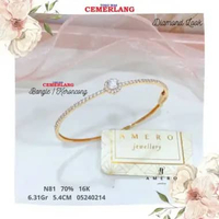 GELANG AMERO FASHION 700 16K 5.4CM 6.25 05240214