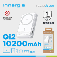 台達Innergie 10200mAh Qi2 45瓦 磁吸行動電源