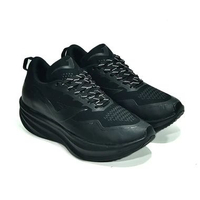 Cobalt Pro Hitam Polos - Sepatu Sneakers Kasual Sporty Running Lari Olahraga Pria Wanita 38 Hitam Po