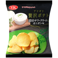 YBC 厚切贅澤洋芋片-酸奶油洋蔥風味 50g