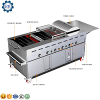 Commercial Barbecue/BBQ/Barbeque Grill chicken grill machine/chicken rotisserie grill/rotisserie gas oven