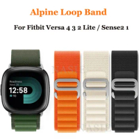Nylon Band for Fitbit Versa Watch Band Fitbit Versa 2 / Versa 3 / Versa 4 Bracelet Alpine Loop Correa For Fitbit Sense 2