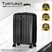 TURTLBOX 特托堡斯 登機箱 20吋 行李箱 100%德國拜耳PC 飛機輪 NK8 (格雷灰)