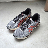 【全館滿額折】 Asics GEL-KAYANO 14 銀橘 復古 運動 休閒鞋 男款 B6034【新竹皇家1203A740-101】