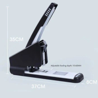 Heavy Duty Stapler 3 in 1 Office Stapler with Integrated Remover &amp; Staple Storage, 210 Sheet Capacity, Includes 400 Staples