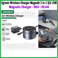 Ugreen Wireless Charger 3 in 1 Qi2 15w - Magnetic Charger - SKU : 65148