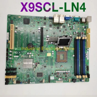 X9SCL-LN4 For Supermicro Server Motherboard C202 Chipset LGA 1155 Support Xeon E3-1230V2 4 Gigabit Ethernet