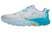HOKA ONE ONE SPEEDGOAT 4 TOGETHER WHITE CYAN