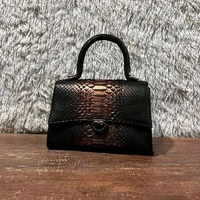 Tas kaci pesta cewek slempang premium 18 cm Hitam Gradasi Bronze