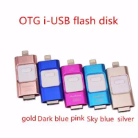 HT 3 in1 usb flash Drive Metal Pen drive 32G 64G 128GB 256GB 512GB 1TB memory stick OTG Micro 3.0 for iphone Plus ipad Android Y
