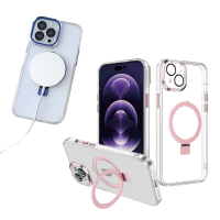 【HongXin】iPhone 15 Pro max 自帶鏡頭膜磁吸支架手機殼
