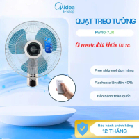 Quạt Treo Tường 3 Cánh Midea FW40-7JR | Công Suất 55W, 3 Cấp Gió, Có Remote Điều Khiển Từ Xa