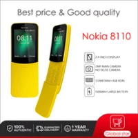 Nokia 8110 4G(2018) Original Unlocked 2.4 inch 2MP Li-Ion 1500 mAh battery mobile phone