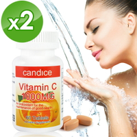 Candice康迪斯左旋維生素C錠(60錠*2瓶)｜維他命C、VitaminC 1000mg