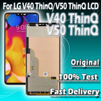 6.4" Original For LG V50 ThinQ 5G LCD Display LM-V500 LM-V500N Touch Screen Assembly Digitizer For LG V40 ThinQ V405 LM-V405 LCD