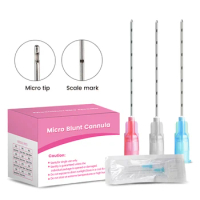 Micro Tip Cannula Blunt Needle Cannula 18G 21G 22G 23G 25g 70mm38mm50MMfor tatto Sterile Medical Blunt Tip Cannula Needle
