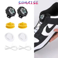 2pcs/Set Tali Sepatu Putar Automatis Rotating Shoelace Buckle Tali Sepatu Putar Boa Tali Sepatu Boa 