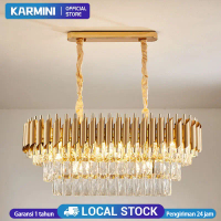 Lampu Gantung Kristal Mewah Nordik Lampu Dekorasi Interior Besi Tempa Minimalis Cocok Untuk Kamar Ti