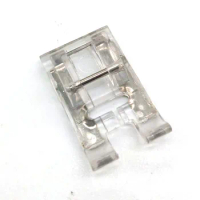 5mm Open Toe Satin Stitch Presser Foot for All Low Shank Snap-On Singer,Brother, Babylock,Janome,,White,Juki Elna Sewing Machine