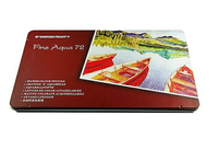 萬事捷 MONA 70506-72 水溶色鉛筆(72色) (鐵盒裝)