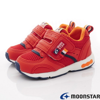 日本月星Moonstar機能童鞋Carrot四大機能系列3E寬楦速乾鞋款214652紅(中小童段/中大童段)