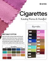 Katalog Kain by SJA Textile Catalogue Kain Handfeel / Katalog Kain Full Cotton Cotton 100%