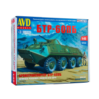 143 lắp ráp xe mô hình hợp kim đúc chết Liên Xô BTR-60 Bánh Xe Vận Tải bọc thép 1434avd trang trí bộ