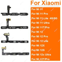 Volume Power Button Flex Cable For Xiaomi Mi 11 11T 12 12T Pro 12X Mi 11 12 Lite Mi 11 12S Ultra Power Side Key Flex Cable Parts