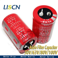 1PCS Aluminum Electrolytic Capacitor 50V/63V/80V/100V 10000UF 15000UF Audio Filter 35x60mm