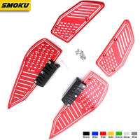 For Yamaha Xmax 250 300 400 2017 Footrest Pedal Motorcycle CNC Aluminum Alloy Front Rear Footboard Steps Foot Plate