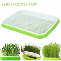 1x Microgreens Sprouter Tray Hydroponic Sprouting Trays For Sprout Horticultural Hydroponic Systems Tray Garden Nursery Potted