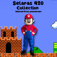 Kostum Badut Karakter Super Mario