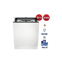 【Electrolux 伊萊克斯】60cm/15人份 極淨呵護 700 系列全崁式歐洲洗碗機(EBF7531SBA)