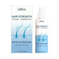 EELHOE Syampu Buih Rambut Lebat Hair Strength Foam Shampoo 60ml dengan Minyak Rosemary & Ekstrak Pol
