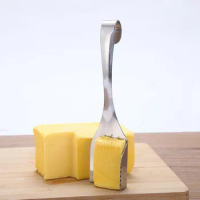 Baking tool 304 stainless steel butter knife four-corner slicer scraper butter smear knife
