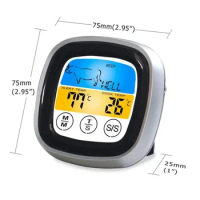 Cooking Remote Thermometers Wireless Home Kitchen Bluetooth Meat Digital Alarm Probe Tools Grill Thermometer With Timer
