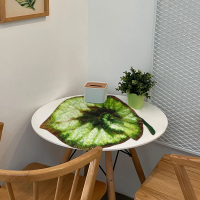 Taplak Meja Hiasan Daun Hias Begonia Spiral Keong Escargot Curling
