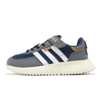 adidas x 迪士尼 童鞋 Retropy F2 CF EL C 中童 灰藍 奇奇蒂蒂 魔鬼氈 小朋友 愛迪達 IH3502