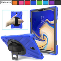 For Samsung Galaxy Tab S4 10.5 SM-T830 SM-T835 S3 9.7 inch SM-T820 T825 Kids Shockproof Heavy Duty Rugged Kickstand Case Cover