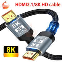 8K HDMI Cable Adapter HDMI 2.1 Splitter Digital Cable High-definition Data Cable TV Computer Monitor PS5 Connection Cable