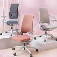 Modern Pink Office Chairs Nordic Office Furniture Dormitory Gaming Chair Girls Lift Ergonomic Chair Home Backrest Computer Chair