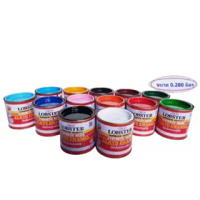 สีเคลือบแอลคีด LOBSTER ดำ ขาว น้ำตาล เขียว น้ำเงิน ขนาด 0.280 ลิตร