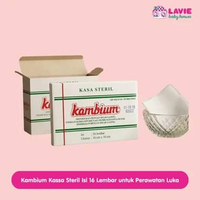 Kambium Kassa Steril 16x16 cm Isi 16 Lembar untuk Perawatan Luka - Lavie Baby House
