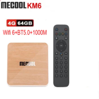 mecool km6 deluxe pro global version Amlogic S905X4 Smart Android 10.0 TV Box 4GB 64GB 2.4G/5G WiFi 4K Android 10 km7 plus