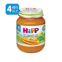 德國 喜寶 生機蔬菜小牛肉全餐 4m+  HiPP Fine Vegetables and Potatoes with Veal 125g